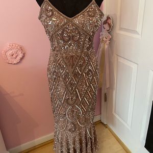 Purple Aidan Mattox Dress